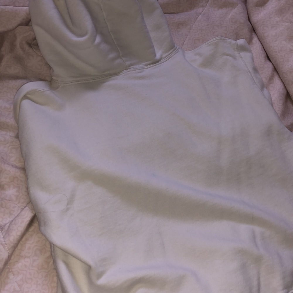 brandy melville white flame christy hoodie - Picture 4 of 4